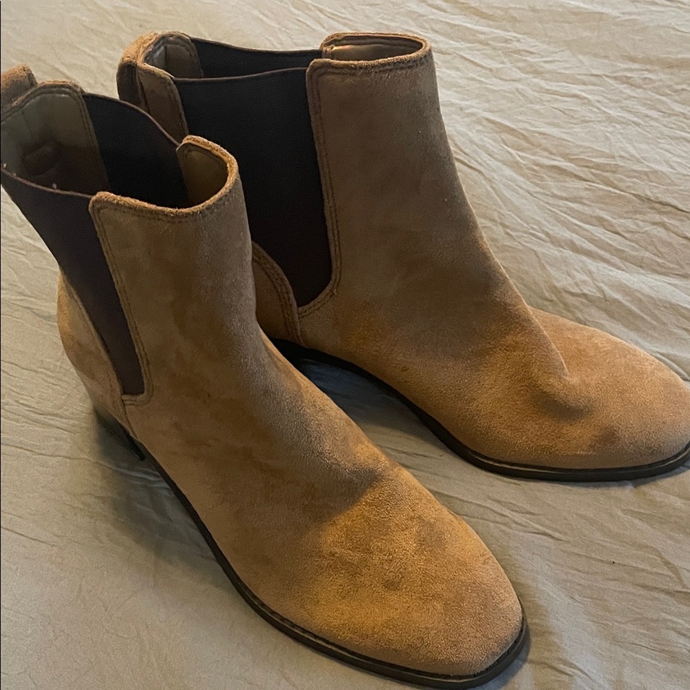 Tan Suede Ankle Boots